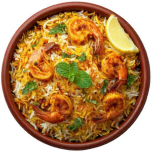 10.prawn biriyani