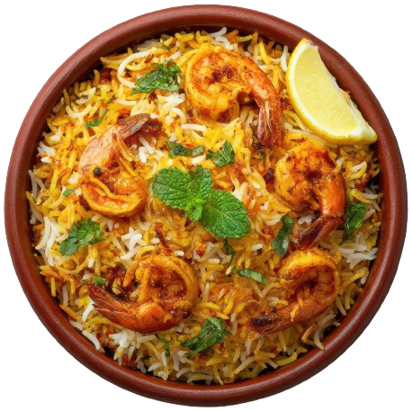 10.prawn biriyani